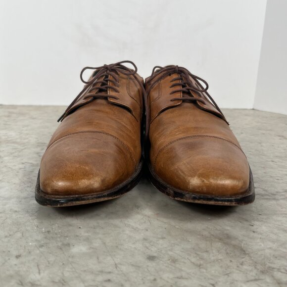 Men\'s Leather Johnston & Murphy Cap Toe Oxford. Size 13 in Tan main image 7